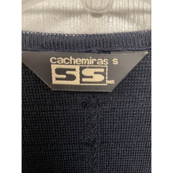 Cachemiras SS Wool Womens Jacket Gold Buttons Small - Picture 3 of 5